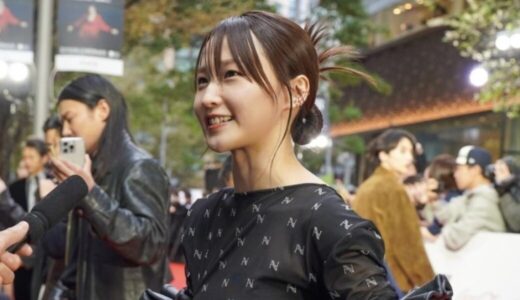 元モーニング娘。鞘師里保、山田孝之や仲野太賀と共にレッドカーペットを歩く